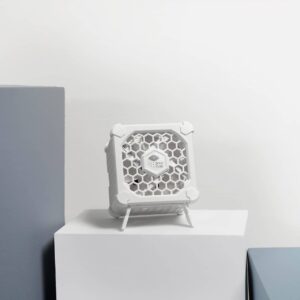 Máy-làm-sạch-không-khí-Bionic-Cube-màu-trắng-với-nền-trắng