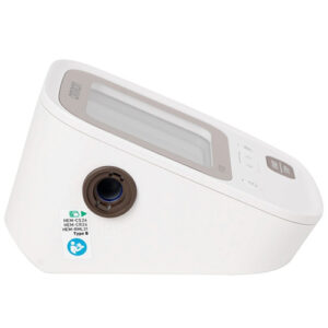 Bên hông máy Đo Huyết Áp Omron JPN750