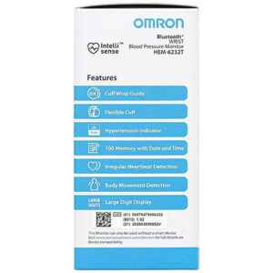 Hộp cạnh máy đo huyết áp Omron HEM 6232T