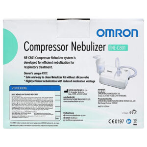 Hộp mặt sau máy xông khí dung omron ne c801