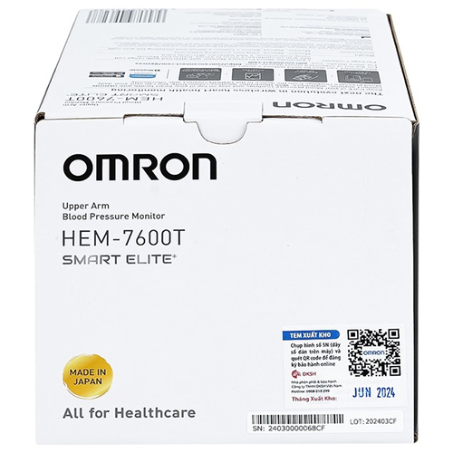 Hộp mặt trên máy đo huyết áp Omron HEM 7600T