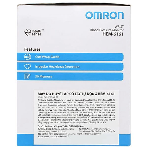 Hộp sau máy Đo Huyết Áp Omron HEM 6161