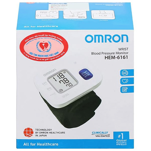 Hộp trước máy Đo Huyết Áp Omron HEM 6161