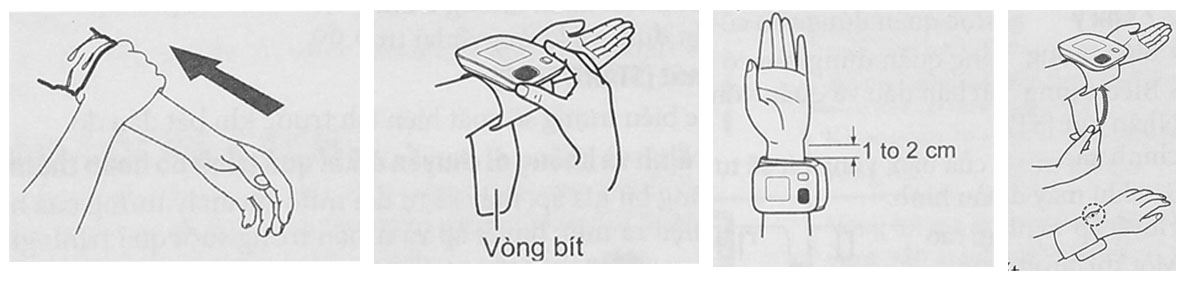 Hướng dẫn vòng bít máy Đo Huyết Áp Omron HEM 6161