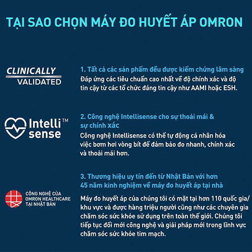 máy đo huyết áp Omron HEM 7600T tại sao lại lựa chọn?