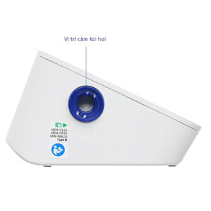 vị trí cắm túi hơi Máy Đo Huyết Áp Omron HEM-7143T1