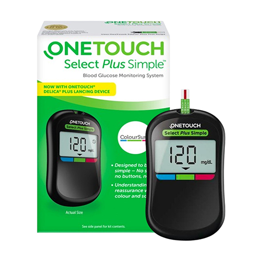 Hộp và Máy đo đường huyết OneTouch Select Plus Simple