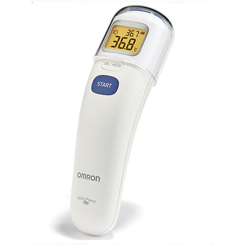 Bộ nhớ lưu trữ 25 lần Nhiệt kế điện tử đo trán Omron MC 720
