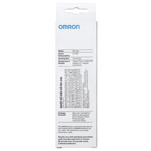 Hộp mặt sau nhiệt kế điện tử Omron MC 246