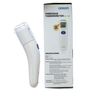 Hộp trái nhiệt kế điện tử đo trán Omron MC 720