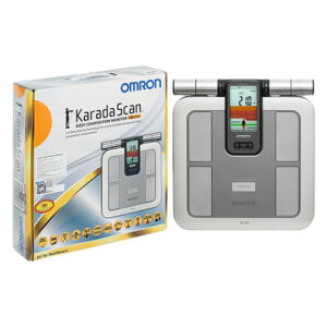 Hộp và bộ máy đo lượng mỡ cơ thể Omron HBF 375