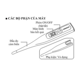 Hướng dẫn sử dụng nhiệt kế điện tử Omron MC 246