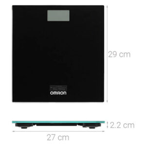 Thông số kích thước kỹ thuật của cân sức khỏe điện tử Omron HN 289